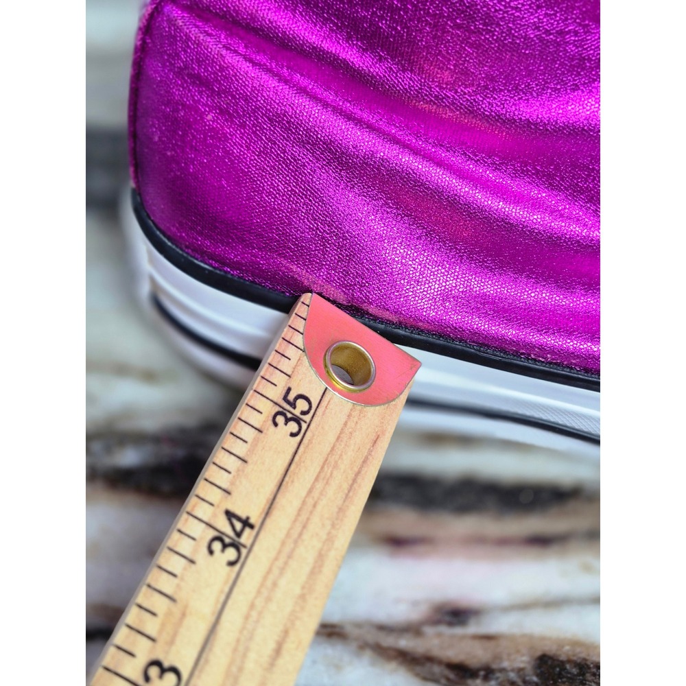 Converse Chuck Taylor All Star High Top Metallic Fuchsia Pink W 8 Barbiecore - Picture 12 of 12